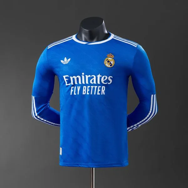 Camiseta de fútbol Real Madrid 2025/26 TERCERA MANGA LARGA VERSION JUGADOR